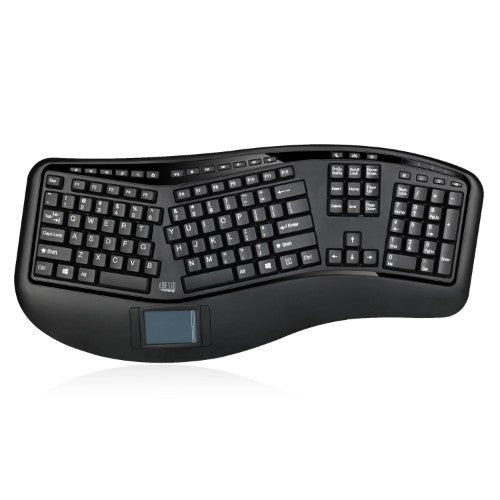 Adesso Tru-Form 4500 keyboard Universal RF Wireless QWERTY US English Black