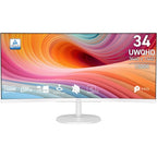 MSI Pro MP341CQW E12 computer monitor 34" 3440 x 1440 pixels UltraWide Quad HD White
