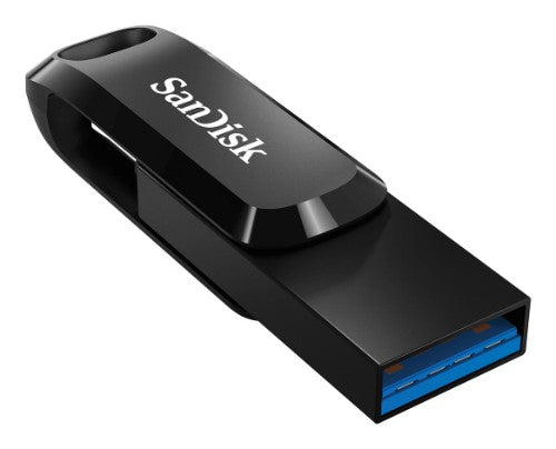 SanDisk Ultra Dual Drive USB flash drive 128 GB USB Type-A / USB Type-C 3.2 Gen 1 (3.1 Gen 1) Black, Silver
