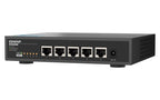 QNAP QSW-3205-5T-US network switch Unmanaged 10G Ethernet (100/1000/10000) Desktop Black
