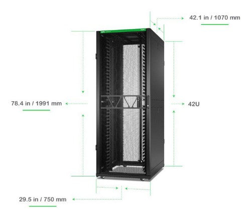APC AR3140B2 rack cabinet 52U White