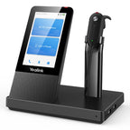 Yealink WH67 UC Headset Wireless Ear-hook, Head-band, Neck-band Office/Call center Bluetooth Charging stand Black