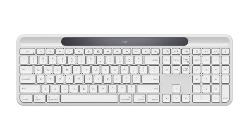 Logitech 920-013787 keyboard RF Wireless + Bluetooth English White