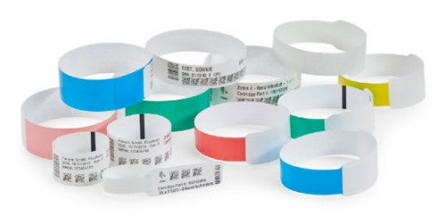 Zebra Z-Band UltraSoft Wristband White