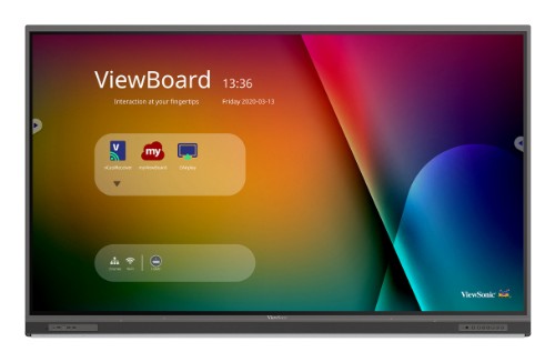 Viewsonic IFP8652-1C-E1 interactive whiteboard 85.6" 3840 x 2160 pixels Touchscreen Black USB