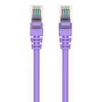Belkin A3L980-15-PUR-S networking cable Purple 179.9" (4.57 m) Cat6 U/UTP (UTP)