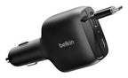 Belkin CCC001FQBK mobile device charger Universal Black Cigar lighter Fast charging Auto