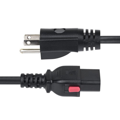 StarTech.com 10FT-LC10A-POWERCORD power cable Black 122" (3.1 m) NEMA 5-15P C13 coupler