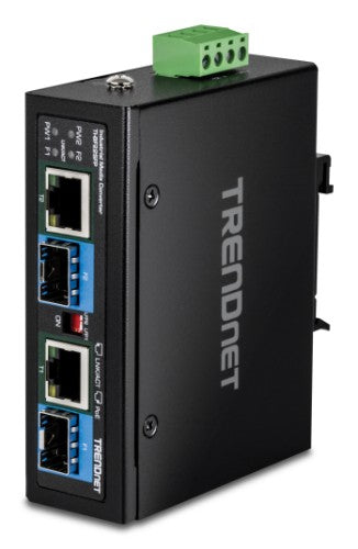 Trendnet TI-BF22SFP network media converter 1000 Mbit/s Black