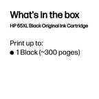 HP 65XL Black Original Ink Cartridge