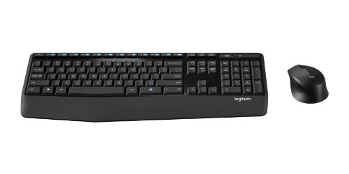 Logitech 920-006481 keyboard Mouse included Universal RF Wireless QWERTY English Black
