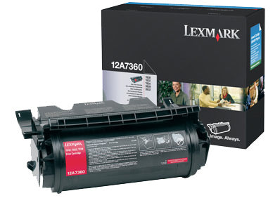 12A7360 Toner black, 5K pages @ 5% coverage