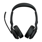 Jabra Evolve2 55 Headset Wireless Head-band Office/Call center USB Type-C Bluetooth Charging stand
