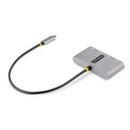 StarTech.com HB30C3A1GEA2 laptop dock/port replicator Wired USB 3.2 Gen 1 (3.1 Gen 1) Type-C Gray
