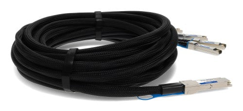 AddOn Networks QSFP-4SFP-PDAC1M-FT-AO InfiniBand/fibre optic cable 39.4" (1 m) QSFP+ 4x SFP+ DAC Black