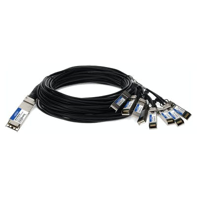 AddOn Networks CAB-O-8S-200G-3M-AO InfiniBand/fibre optic cable 118.1" (3 m) OSFP 8xSFP28 Black, Silver