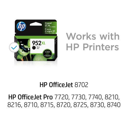 HP 952XL High Yield Black Original Ink Cartridge