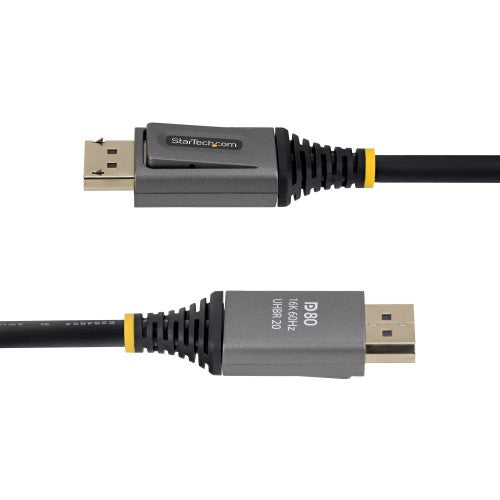 StarTech.com DP21V-1M-DP80-CABLE DisplayPort cable 39.4" (1 m) Black
