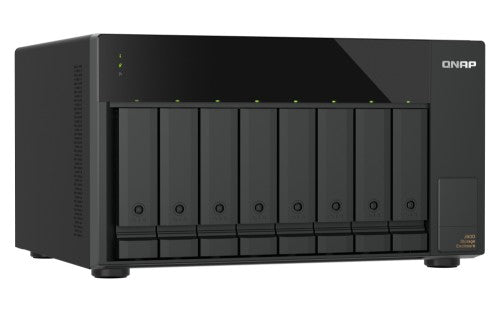 QNAP TL-D810TC4-US disk array 0 TB Desktop Black