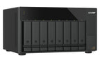 QNAP TL-D810TC4-US disk array 0 TB Desktop Black