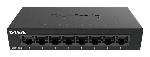 D-Link DGS-108GL network switch Unmanaged Gigabit Ethernet (10/100/1000) Black