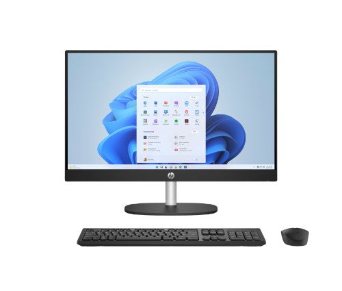 HP All-in-One 24-cr0140 PC AMD Ryzen™ 5 23.8" 1920 x 1080 pixels 16 GB LPDDR5-SDRAM Black