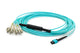AddOn Networks 3m MPO - 4xLC InfiniBand/fibre optic cable 118.1" (3 m) MPO/MTP LC Blue