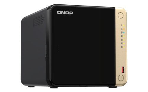 QNAP TS-464 NAS Tower Intel® Celeron® N5095 8 GB 0 TB QNAP QTS Black, Bronze