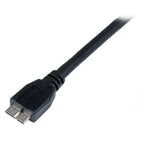 StarTech.com USB3CAUB1M USB cable USB 3.2 Gen 1 (3.1 Gen 1) 39.4" (1 m) USB A Micro-USB B 5 Gbit/s Black