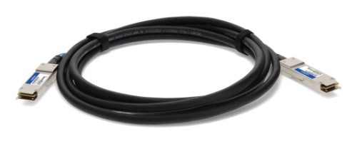 AddOn Networks ADD-Q28INQ28MX-P2M InfiniBand/fibre optic cable 78.7" (2 m) QSFP28 DAC Black, Stainless steel