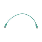 Tripp Lite N261-S01-AQ networking cable Aqua color 11.8" (0.3 m) Cat6a U/UTP (UTP) Round