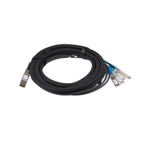 StarTech.com QSFP4SFP10C5 InfiniBand/fibre optic cable 196.9" (5 m) QSFP+ 4x SFP+ Black