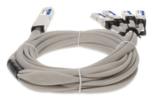 AddOn Networks CAB-O-4Q-400G-2M-AO InfiniBand/fibre optic cable 78.7" (2 m) OSFP 4x QSFP56 DAC Gray, Silver
