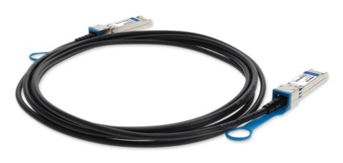 AddOn Networks ADD-SDESHP-PDAC-2M InfiniBand/fibre optic cable 78.7" (2 m) SFP+ DAC Black, Stainless steel