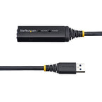 StarTech.com USB3AAEXT5M USB cable USB 3.2 Gen 1 (3.1 Gen 1) 196.9" (5 m) USB A Black