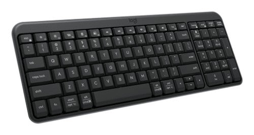 Logitech K250 Compact Bluetooth keyboard Universal RF Wireless + Bluetooth QWERTY US English Graphite