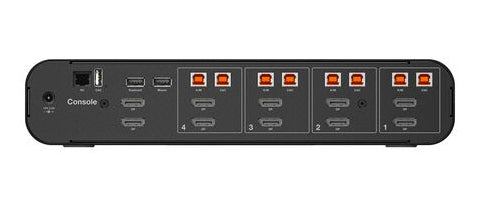Belkin F1DN204KVM-DC-4 KVM switch Black