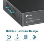 TP-Link TL-SG1218MPE network switch Managed L2 Gigabit Ethernet (10/100/1000) Power over Ethernet (PoE) 1U Black