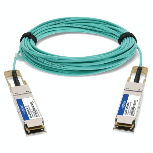 AddOn Networks AOC-Q28-100G-2M-AO InfiniBand/fibre optic cable 78.7" (2 m) QSFP28 Aqua color