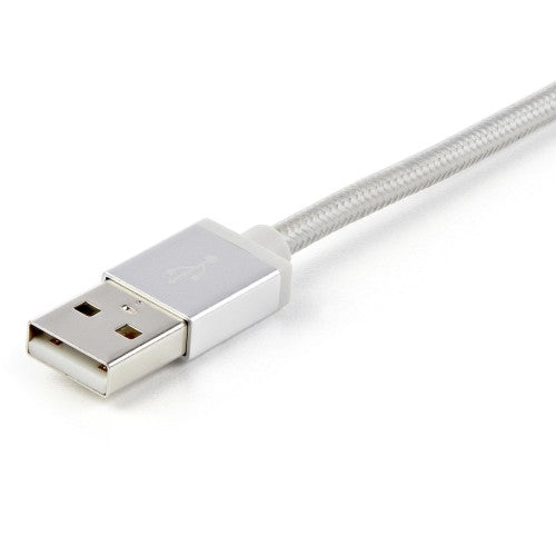 StarTech.com LTCUB1MGR USB cable USB 2.0 39.4" (1 m) USB A Micro-USB B 0.48 Gbit/s Silver