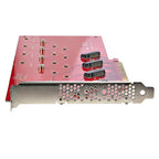 StarTech.com QUAD-M2-PCIE-CARD-B interface cards/adapter Internal M.2