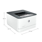 HP LaserJet Pro 3001dw Wireless Black and white Printer, Duplex