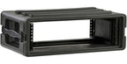 SKB Roto-Molded 3U Shallow Rack Black