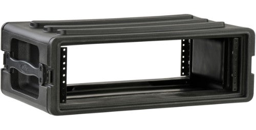 SKB Roto-Molded 3U Shallow Rack Black