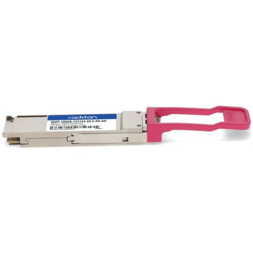 AddOn Networks QSFP-100GB-131143-20-E-AR-AO network transceiver module Fiber optic 100000 Mbit/s QSFP28 1311.43 nm
