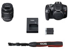 Canon EOS Rebel T7 EF-S 18-55mm IS II Kit SLR Camera Kit 24.1 MP CMOS 6000 x 4000 pixels Black