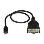 StarTech.com ICUSB232C serial cable Black 15.7" (0.4 m) USB C DB-9