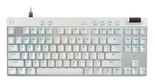 Logitech G PRO X TKL Rapid keyboard Gaming USB QWERTY English White