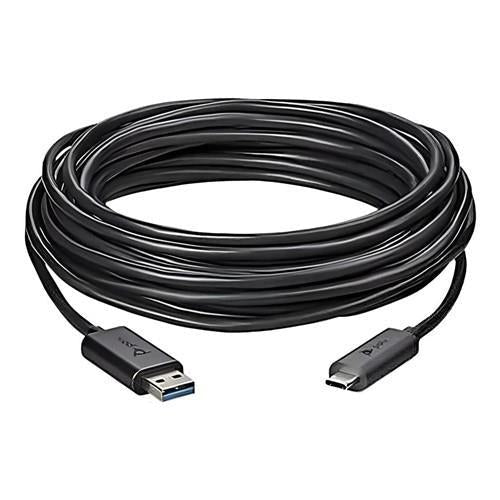 HP Poly Active Optical USB 3.1 Cable (10M) USB cable USB 3.2 Gen 1 (3.1 Gen 1) 393.7" (10 m) USB A USB C Black