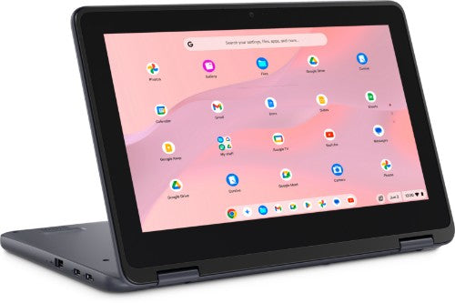 DELL Chromebook CC11260 2-in-1 Intel® N N150 Hybrid (2-in-1) 11.6" Touchscreen HD 4 GB LPDDR5-SDRAM 64 GB eMMC Wi-Fi 6E (802.11ax) ChromeOS Gray